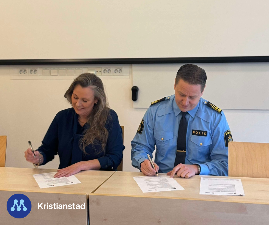 Stärkt samarbete med polisen genom nytt medborgarlöfte.