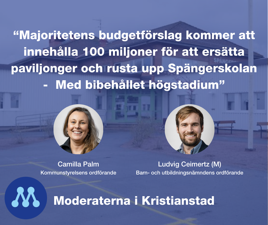 Nytt högstadium på Spängerskolan i Arkelstorp.